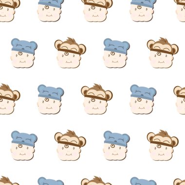 bebek grafik desen duvar kağıdı nesne