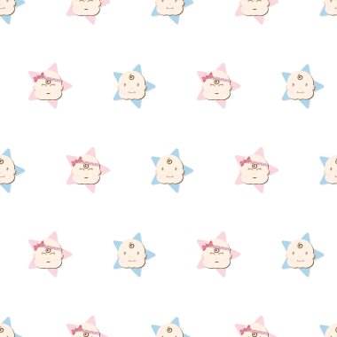 bebek grafik desenli duvar kağıdı