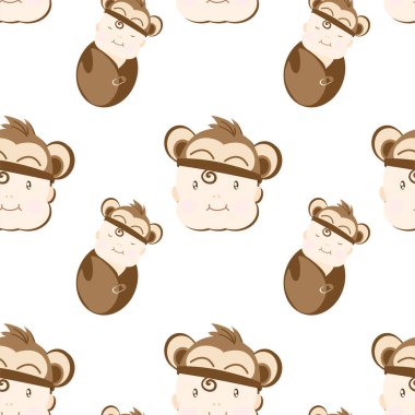 bebek grafik desenli duvar kağıdı