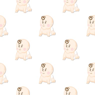 bebek grafik desenli duvar kağıdı