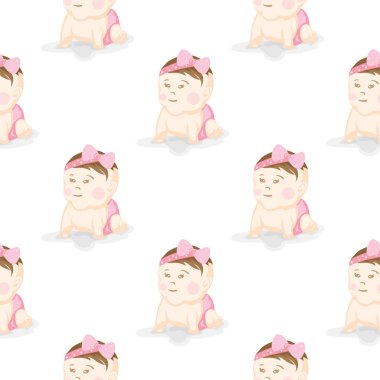 bebek grafik desenli duvar kağıdı