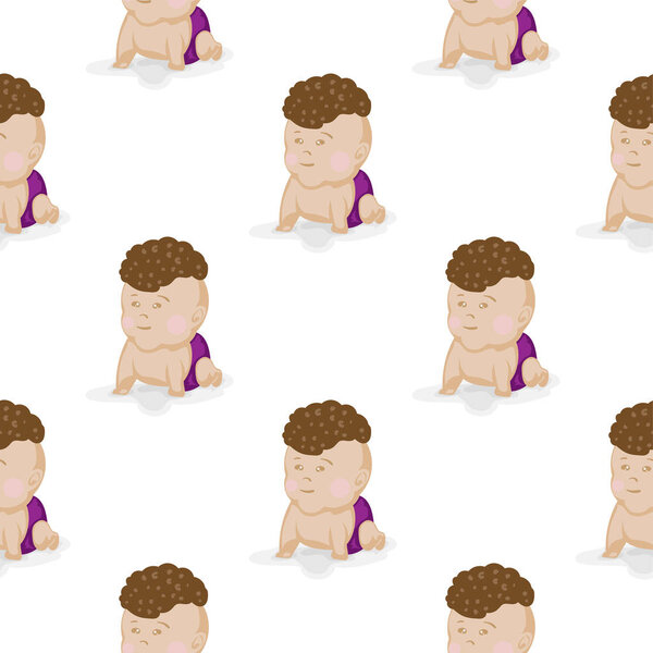 baby graphic pattern wallpaper