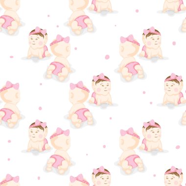 bebek grafik desenli duvar kağıdı