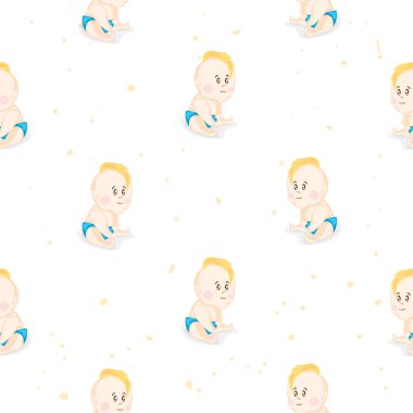 bebek grafik desenli duvar kağıdı