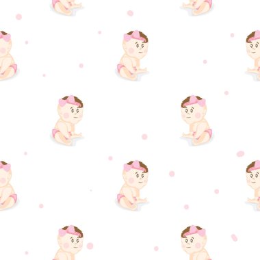 bebek grafik desenli duvar kağıdı