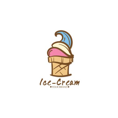 Webicream tatlı ikonu logo marka grafik nesne