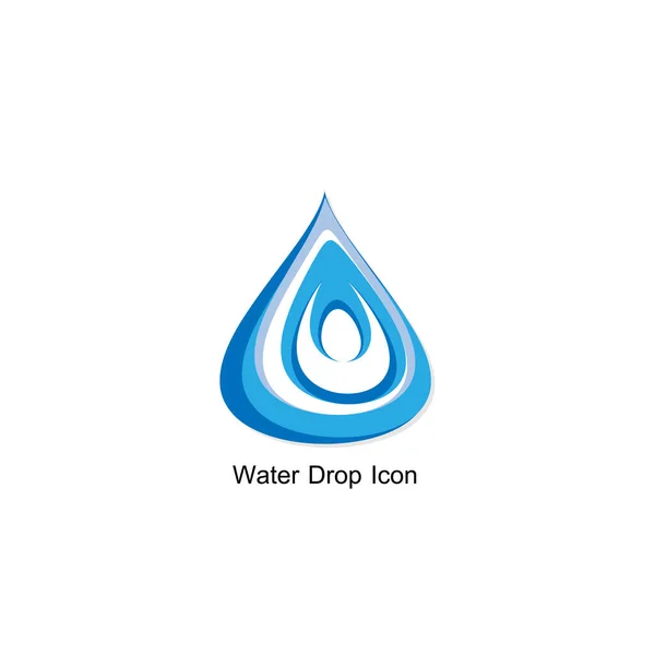 Icon Sign Symbol Water Drop Graphic — Stock Vector