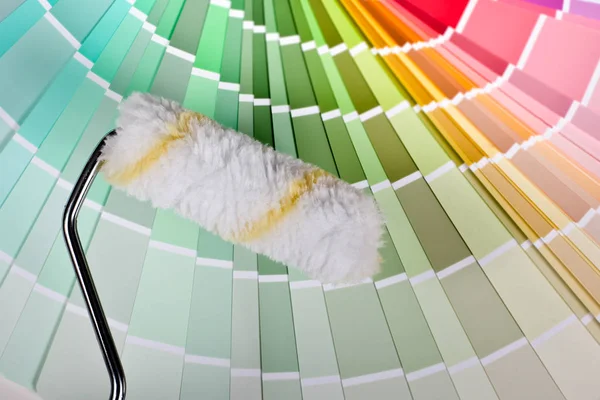 Painting colors guide — Stock Photo, Image