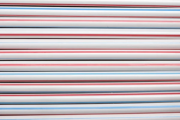 Abstract background from colorful plastic straws — Stock Photo, Image