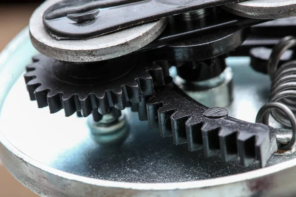 Macro Closeup Bike Bell Mechanism — Stock Photo, Image