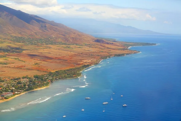 La vista del helicóptero en el Maui, HI —  Fotos de Stock