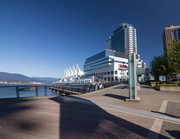 Vancouver Canadá Mayo 2020 Vacío Popular Puerto Destino Turístico Vancouver — Foto de Stock