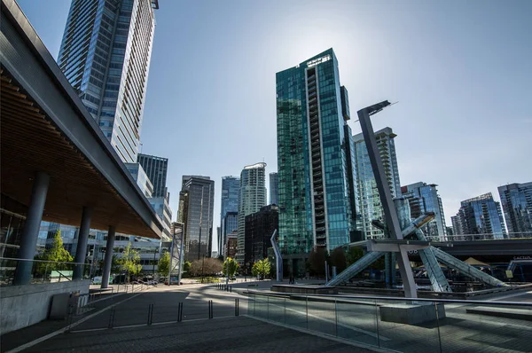 Vancouver Kanada Mai 2020 Leerer Beliebter Touristenhafen Von Vancouver Quarantäne — Stockfoto