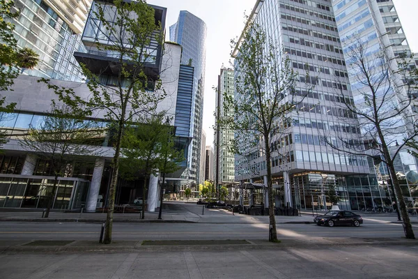 Vancouver Kanada Mai 2020 Leerer Beliebter Touristenhafen Von Vancouver Quarantäne — Stockfoto