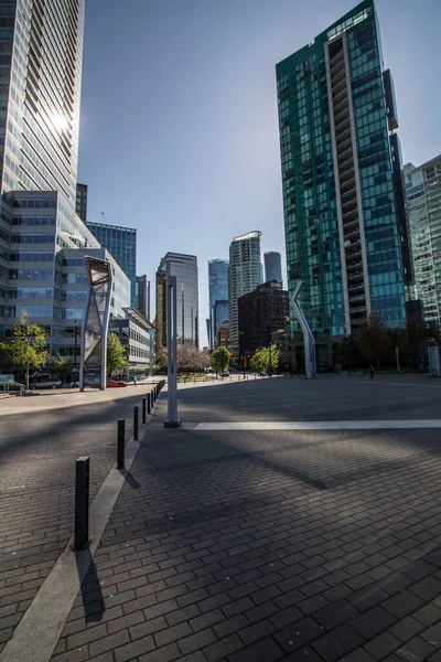 Vancouver Kanada Mai 2020 Leerer Beliebter Touristenhafen Von Vancouver Quarantäne — Stockfoto