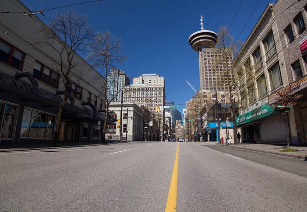 Vancouver Kanada Mai 2020 Die Leeren Straßen Von Vancouver Eine — Stockfoto