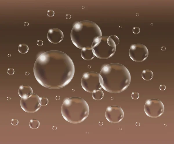 Векторні relistic ізольовані мильних бульбашок. — стоковий вектор