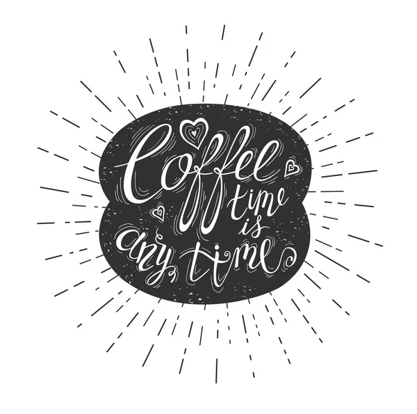 Cita en grano de café . — Archivo Imágenes Vectoriales
