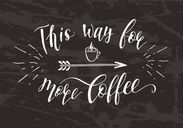 Cita para el café en la pizarra . — Archivo Imágenes Vectoriales