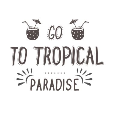 Vektör el yazı tırnak seyahat. Turizm afiş, el ilanı, dergi için ifade.