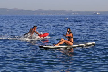 Yaz eğlence elektrik bodyboard ve Sup raket Pano