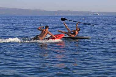 Yaz eğlence elektrik bodyboard ve Sup raket Pano