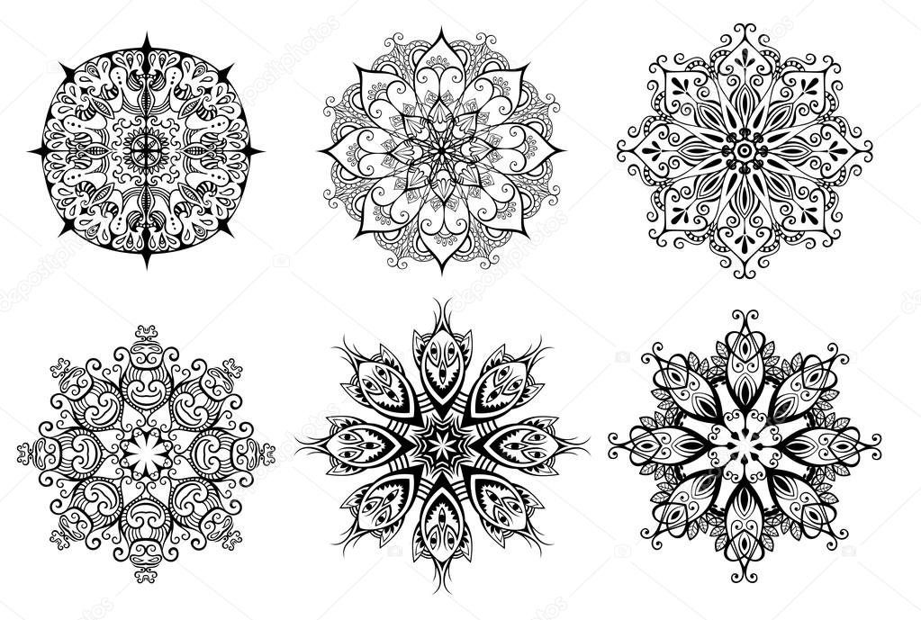 mandala coloring set