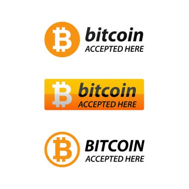 Bitcoin burada Web simgesi kabul