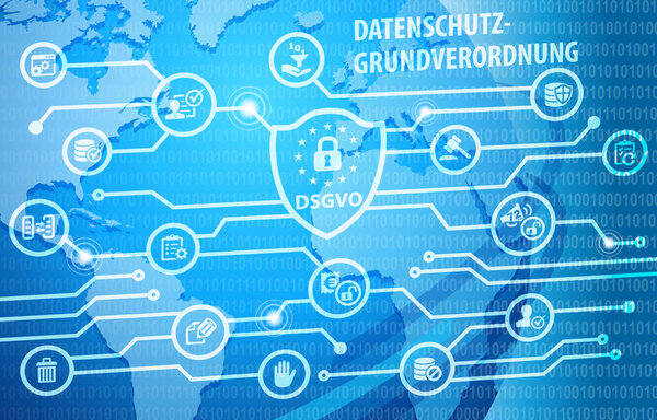 DSGVO General Data Protection Regulation Notification Background