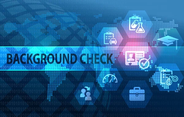 Background Check Recruitment Hiring Background — 스톡 사진