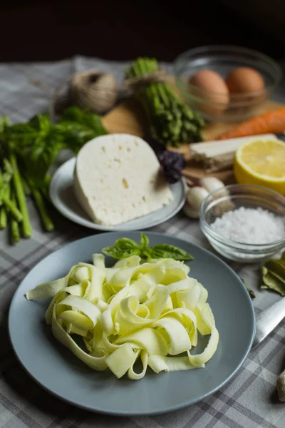 Cozinhar Alimentos Dietéticos Casa — Fotografia de Stock