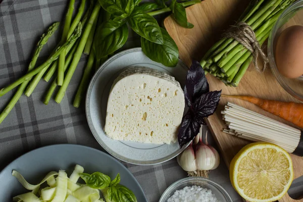 Cozinhar Alimentos Dietéticos Casa — Fotografia de Stock