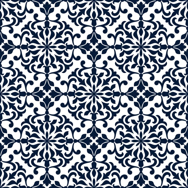 Ornamental openwork floral pattern background — Stock Vector