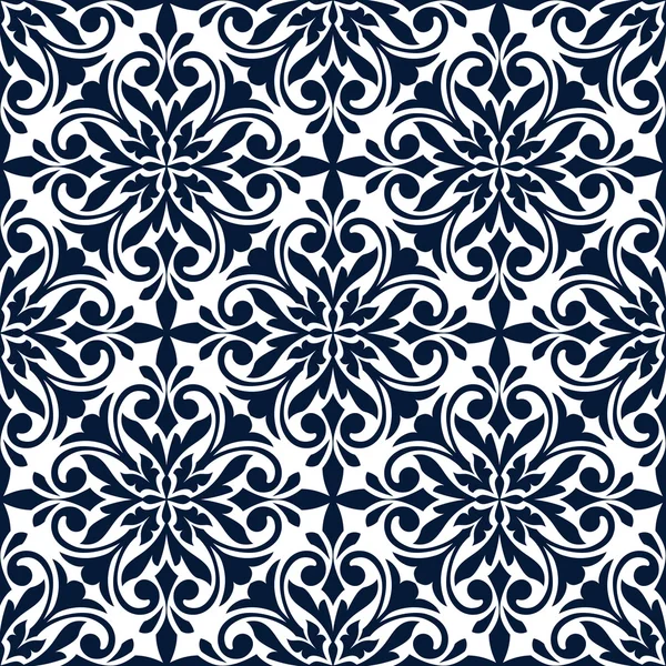 Ornement floral fond motif décoratif — Image vectorielle