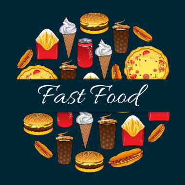 Fast food mednu dekorasyon