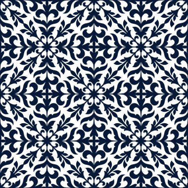 Çiçek stilize süslü dekorasyon Desen döşemesi