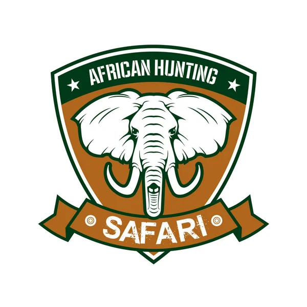 African caccia safari club segno — Vettoriale Stock