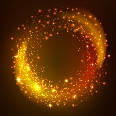 Parlak altın glitter parçacıklar Jakuzziler