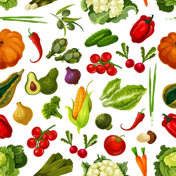 Λαχανικά χωρίς ραφή — Διανυσματικό Αρχείο