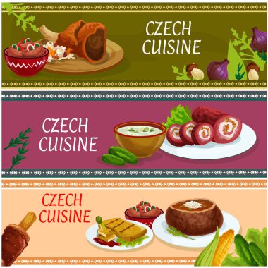 Çek mutfağı afiş gıda Tema tasarım için ayarla