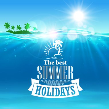 Seyahat tasarım için en iyi yaz tatil poster
