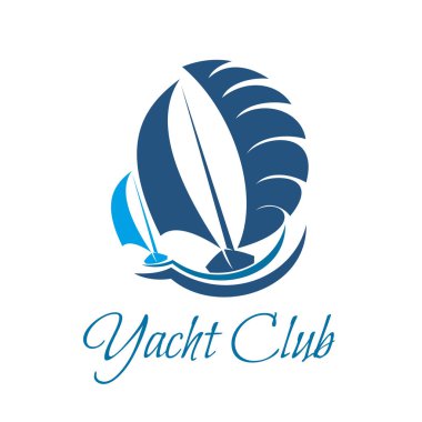 Yelken sporu ve Yatçılık yat kulübü simgesi