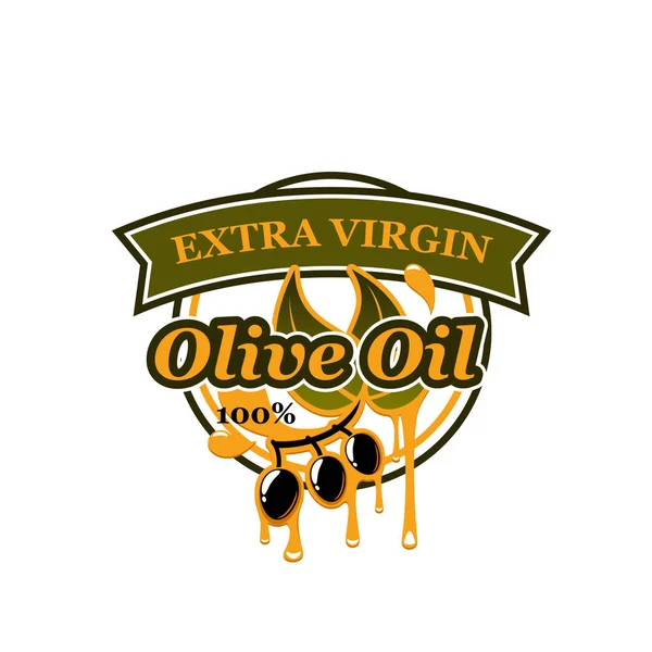 Oliwa z oliwek etykiety do projektowania opakowań żywności — Wektor stockowy