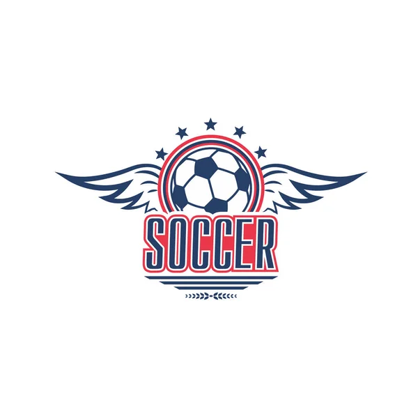 サッカー ゲーム サッカー スポーツ ボールのシンボル — ストックベクタ