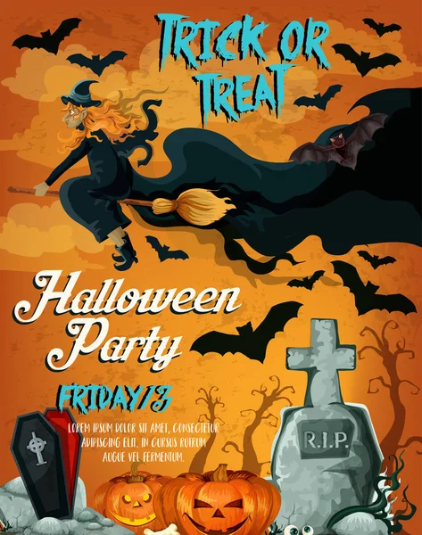 Halloween korku gece parti poster tasarımı