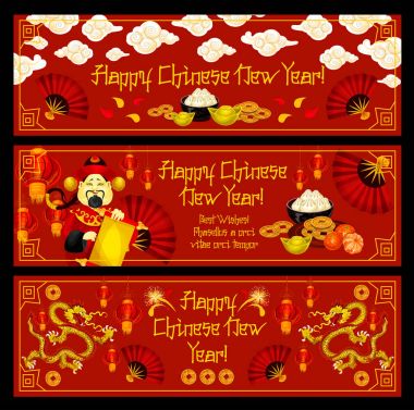 Ay yeni yıl afiş Çin bahar Festivali