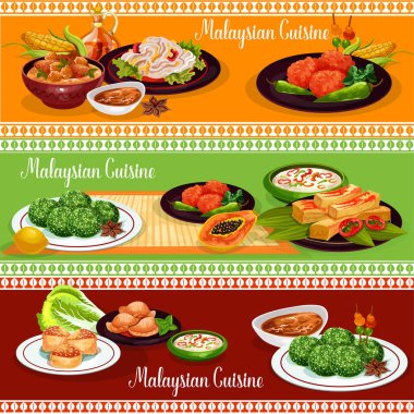 Egzotik yemekler ile Malezya Restoran banner