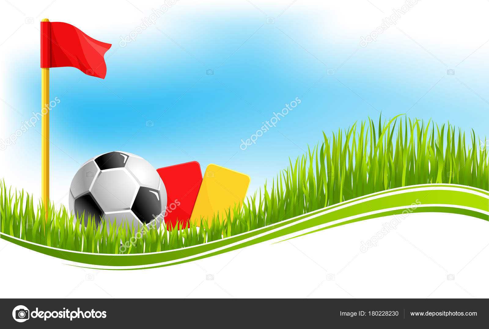 Vector background for football soccer sport Stock Vector Image by Throughout Football Referee Game Card Template