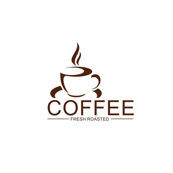 Vektor kávé cup steam ikonra design coffeeshop — Stock Vector