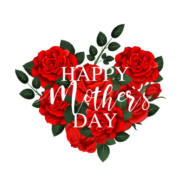 Cartão de felicitações para o Dia da Mãe —  Vetores de Stock
